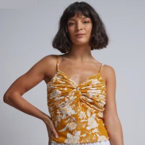 NWT Floral Print Twist Front Tank Top - Medium & Large